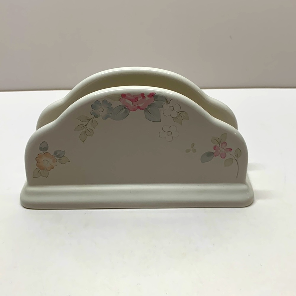 Pfaltzgraff Wyndham napkin holder ceramic stoneware